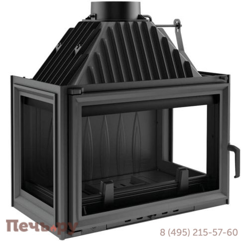 Каминная топка Kratki Oliwia/LP (стекло слева-справа) фото 5