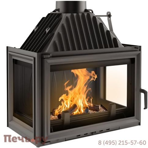 Каминная топка Kratki Oliwia/LP (стекло слева-справа) фото