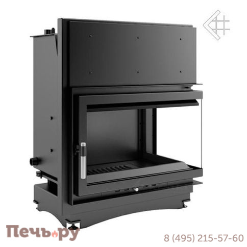 Каминная топка Kratki Oliwia/PW/BP/22/BS/W (угловое стекло справа, змеевик) фото 4