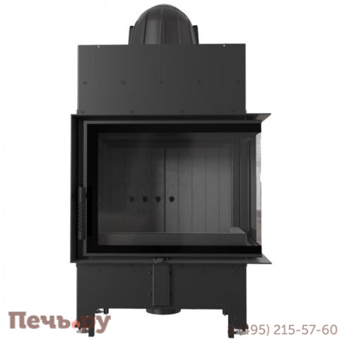 Каминная топка Kratki Pro Floki L/P/BS черная футеровка фото 6