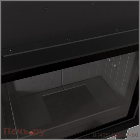 Каминная топка Kratki Pro Floki L/P/BS черная футеровка фото 7