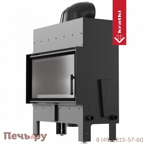 Каминная топка Kratki Pro Floki/L с доводчиком фото 4