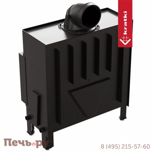 Каминная топка Kratki Pro Floki/L с доводчиком фото 5