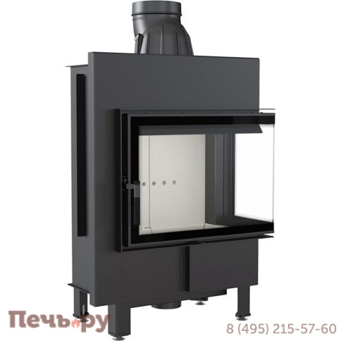 Каминная топка Kratki Pro Lucy/12/L/BS, стекло слева фото 3