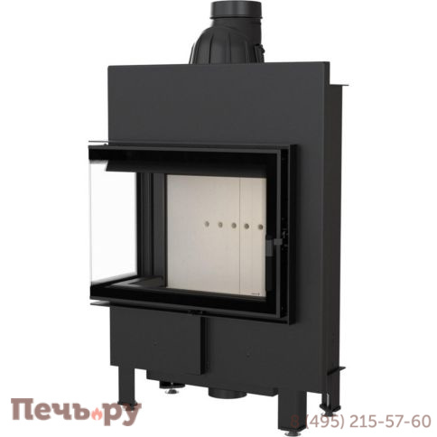 Каминная топка Kratki Pro Lucy/12/slim/L/BS стекло слева фото 5