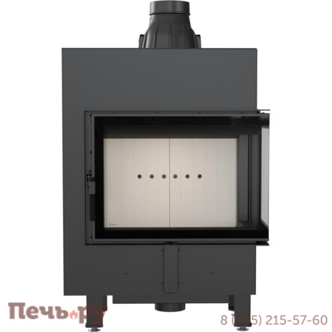 Каминная топка Kratki Pro Lucy/12/slim/P/BS стекло справа фото 4