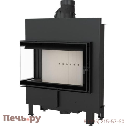 Каминная топка Kratki Pro Lucy/14/Slim/L/BS, Г-образное стекло слева фото 5