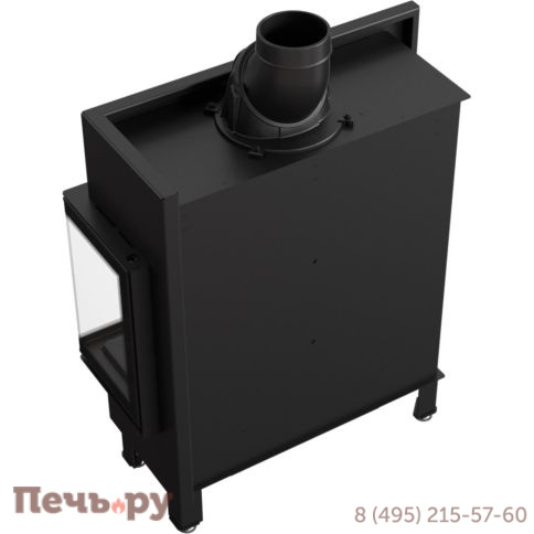 Каминная топка Kratki Pro Lucy/14/Slim/P/BS, Г-образное стекло справа фото 7