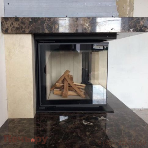 Каминная топка Kratki Pro Nadia/14/L/BS/G (гильотина) фото 5