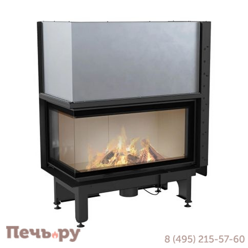 Каминная топка Kratki Pro Nadia/14/L/BS/G (гильотина) фото