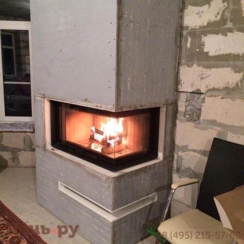 Каминная топка Kratki Pro Nadia/14/P/BS/G (гильотина) фото 3