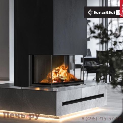 Каминная топка Kratki Pro Regnor c доводчиком фото 3