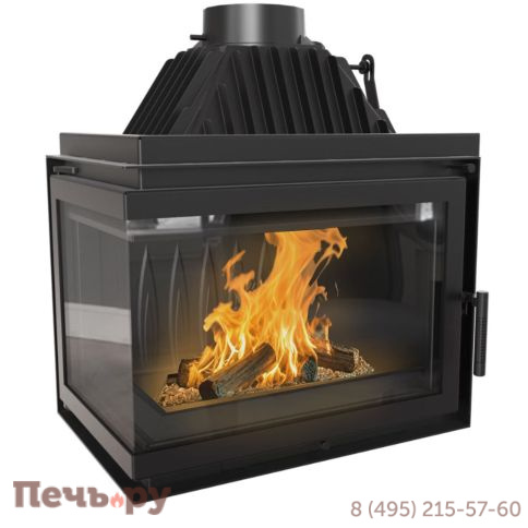 Каминная топка Kratki Simple/Z/S/BS (угловое стекло) фото