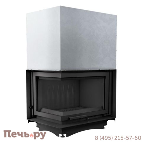 Каминная топка Kratki Zuzia/L/BS/G (угловое стекло слева, гильотина) фото 4