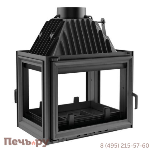 Каминная топка Kratki Zuzia/LPT (тунель, стекло слева-справа) фото 3