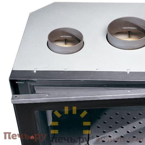 Каминная топка La Nordica Inserto 50 Verticale Crystal Ventilato фото 7