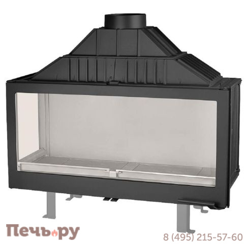 Каминная топка Liseo Castiron LCI 11 GFL стекло слева (180мм) фото