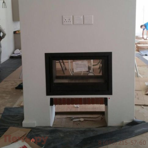 Каминная топка Liseo Castiron LCI 9 GDF двусторонняя фото 7