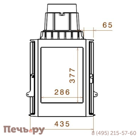 Каминная топка Liseo Castiron LCI 9 GDFS CL фото 4