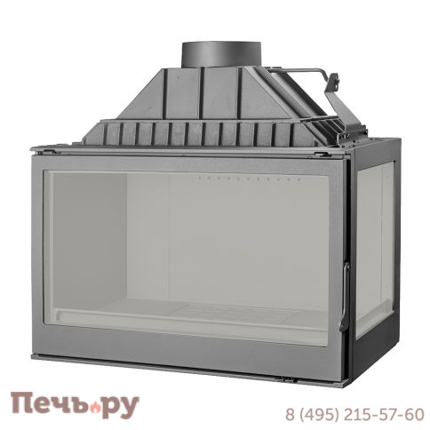 Каминная топка Liseo Castiron LCI 9 GFR, стекло справа фото