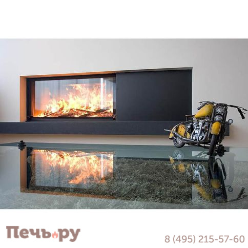 Каминная топка M-design Luna 1150 H Gold+ фото 2