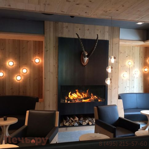 Каминная топка M-design Luna 1300 Н Diamond (Луна 1300 Н Даймонд) фото 4