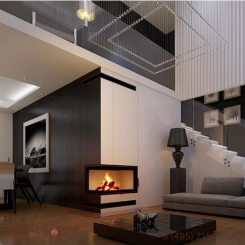 Каминная топка M-design Luna 900 CL/CR Diamond (Луна 900 CL/CR Даймонд) фото 6