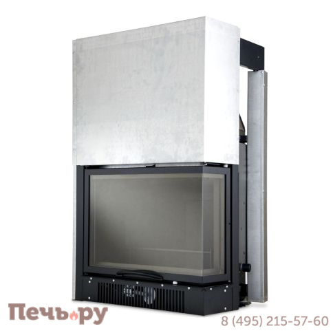 Каминная топка MCZ HydroTherm 70 угловое стекло фото