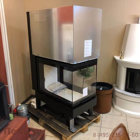 Каминная топка MCZ Plasma 50 T стекло с 3-х сторон фото 5