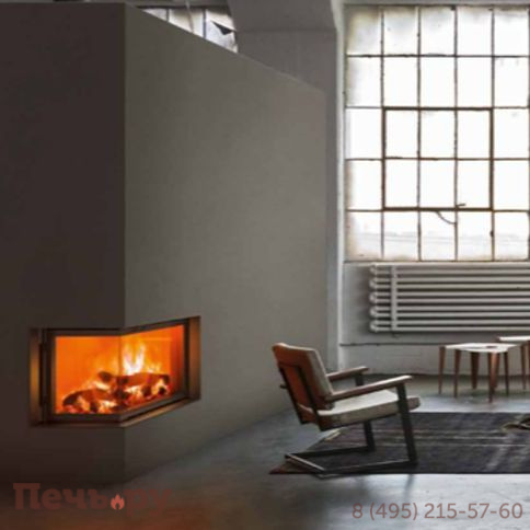 Каминная топка MCZ Plasma 95 угловое стекло фото 3