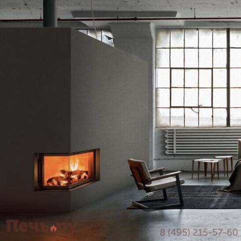 Каминная топка MCZ Plasma 95 угловое стекло фото 5