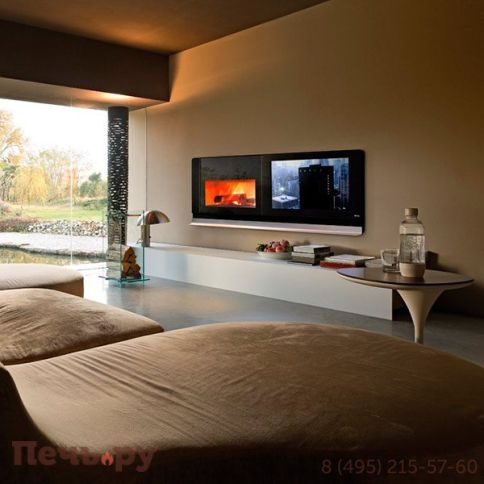 Каминная топка MCZ Scenario - VIVO 90 wood TV right side\left side фото 2