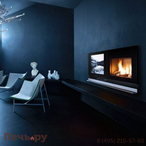 Каминная топка MCZ Scenario - VIVO 90 wood TV right side\left side фото 3