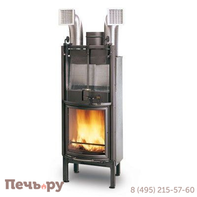 Каминная топка Palazzetti Ecomonoblocco 45 round low фото