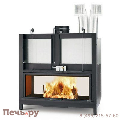 Каминная топка Palazzetti Ecomonoblocco S25:9 DF LH фото