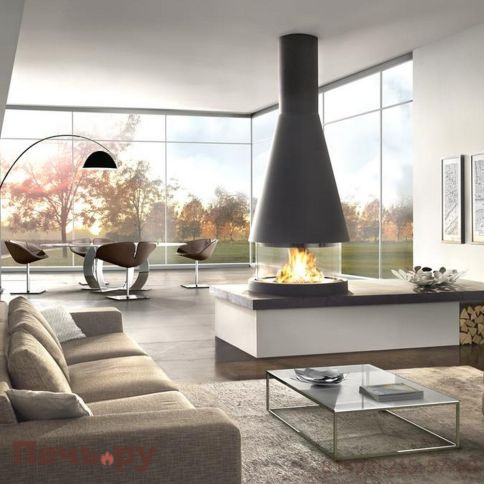 Каминная топка Piazzetta M360 конический кожух фото 2