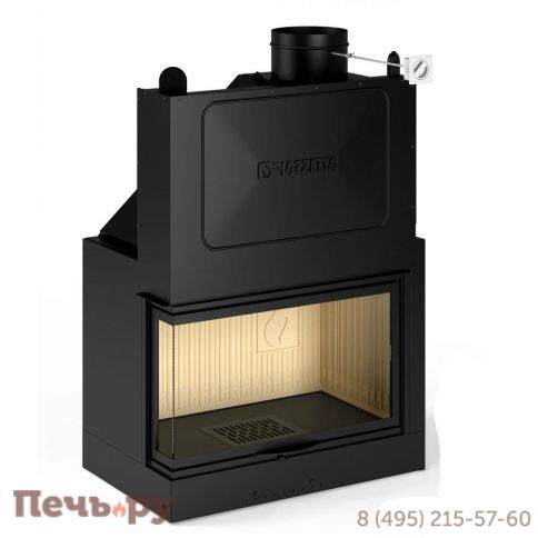 Каминная топка Piazzetta MA 281 SL DX стекло 1/3 слева, с подъемом фото