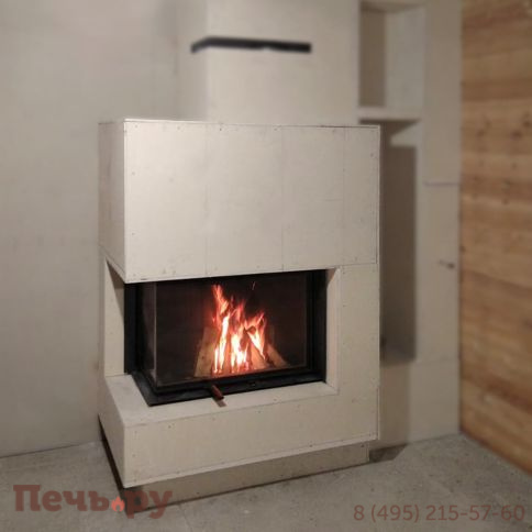 Каминная топка Romotop Impression R/L 2G L 83.60.34.21 черный шамот фото 10