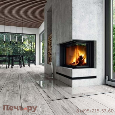 Каминная топка Romotop Impression R/L 2G L 83.60.34.21 черный шамот фото 3