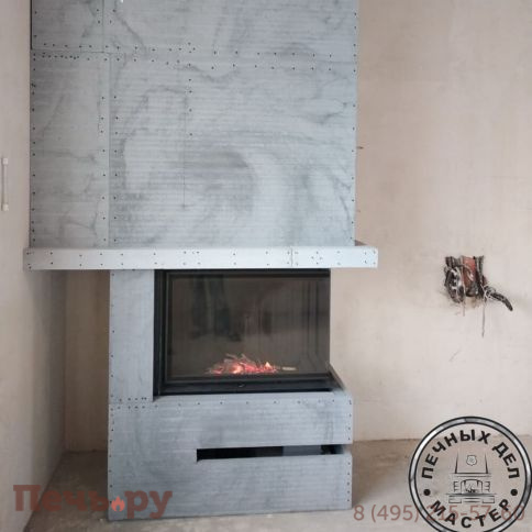 Каминная топка Romotop Impression R/L 2G L 83.60.34.21 черный шамот фото 4