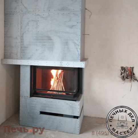 Каминная топка Romotop Impression R/L 2G L 83.60.34.21 черный шамот фото 6