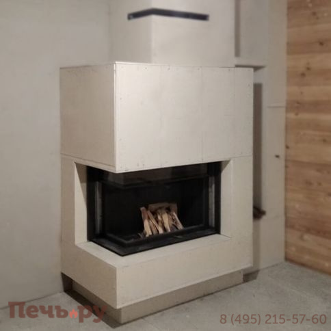 Каминная топка Romotop Impression R/L 2G L 83.60.34.21 черный шамот фото 7