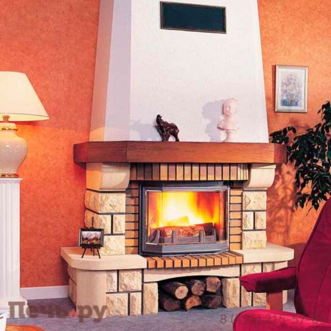 Каминная топка Seguin Hexa 8 гильотина фото 2