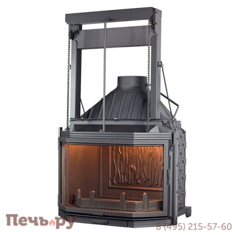 Каминная топка Seguin Hexa 8 гильотина фото