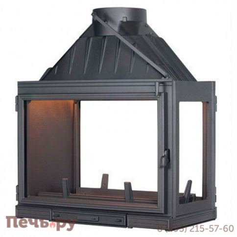 Каминная топка Seguin Multivision 8000 Double Face 3 стекла фото 2