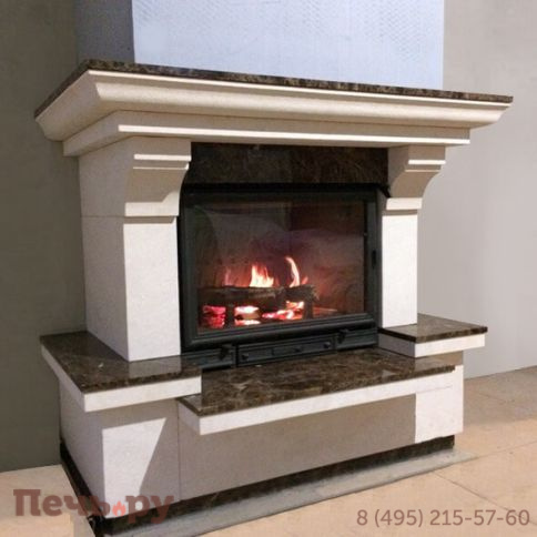 Каминная топка Seguin Sunflam 70 гильотина с двойной подачей воздуха фото 4