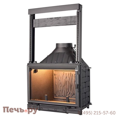 Каминная топка Seguin Sunflam 70 гильотина с двойной подачей воздуха фото