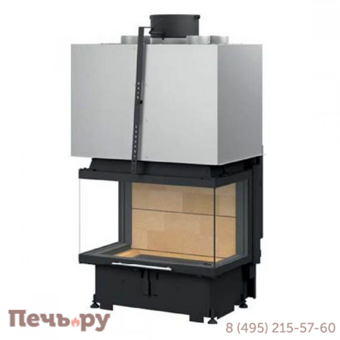Каминная топка Totem 3 Faces 800 Technika с опцией шиберной заслонки фото