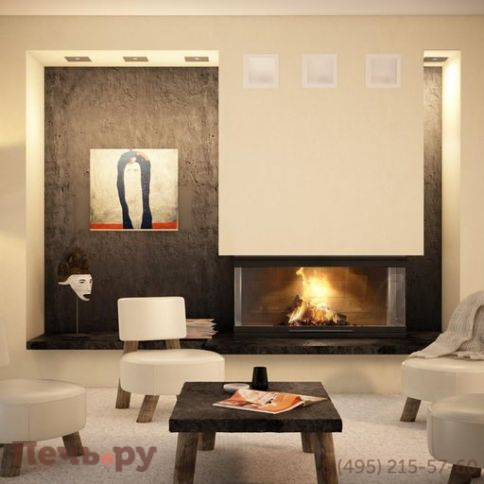 Каминная топка Totem 3 Faces 900 фото 5