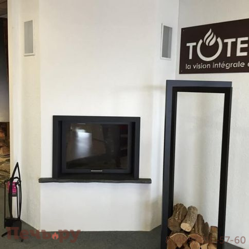 Каминная топка Totem Frontal TECHNIKA 800 с опцией шиберной заслонки фото 2